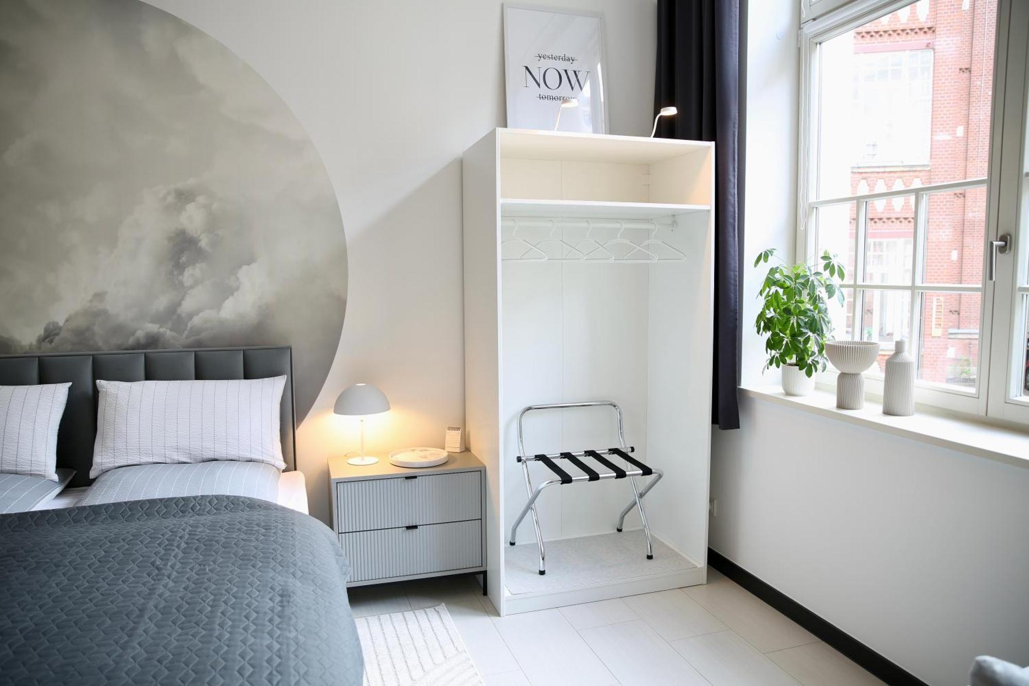Meos 3 -Zentrum-Hofblick-Gym-Netflix Leipzig Exteriör bild